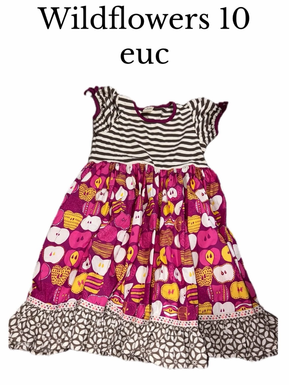 Wildflowers 10 apple dress